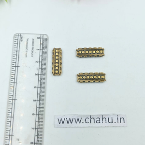 Antique Gold 5 Hole Connector -  Pack Of 20 Pieces