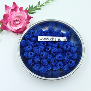 Navy Blue Cotton Bead