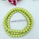 8 mm Mat Yellow Bead