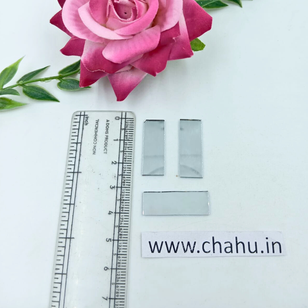 27mm Rectangle  Mirror - 100 Gram