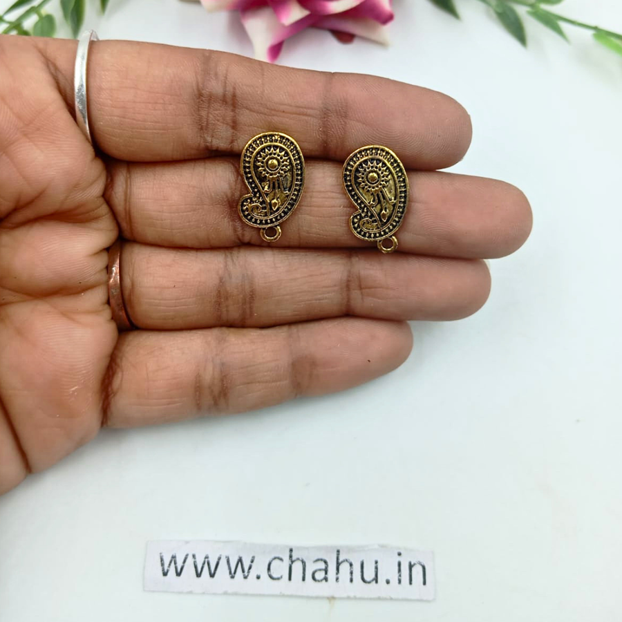 Small Keri Shaped Antique Studs - 100 Gram
