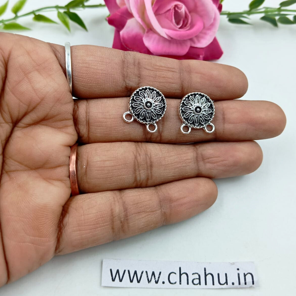 Chakra Silver Studs - 10 pairs