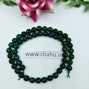 8 mm Green Hydro Marble Beads