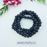 8 mm Mat Black Bead