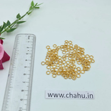 Anti Tarnish Golden Jump rings 5 mm - 100 gram
