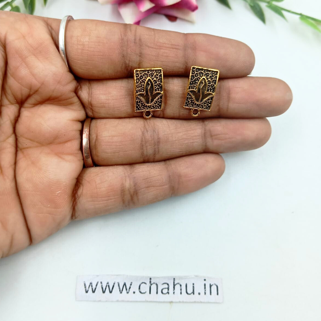 Rectangle Shape Antique Studs - 100 Gram