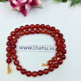 8 mm Orange Hydro Marble Beads