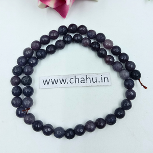 8 mm Natural Falsa Hydro Marble Beads