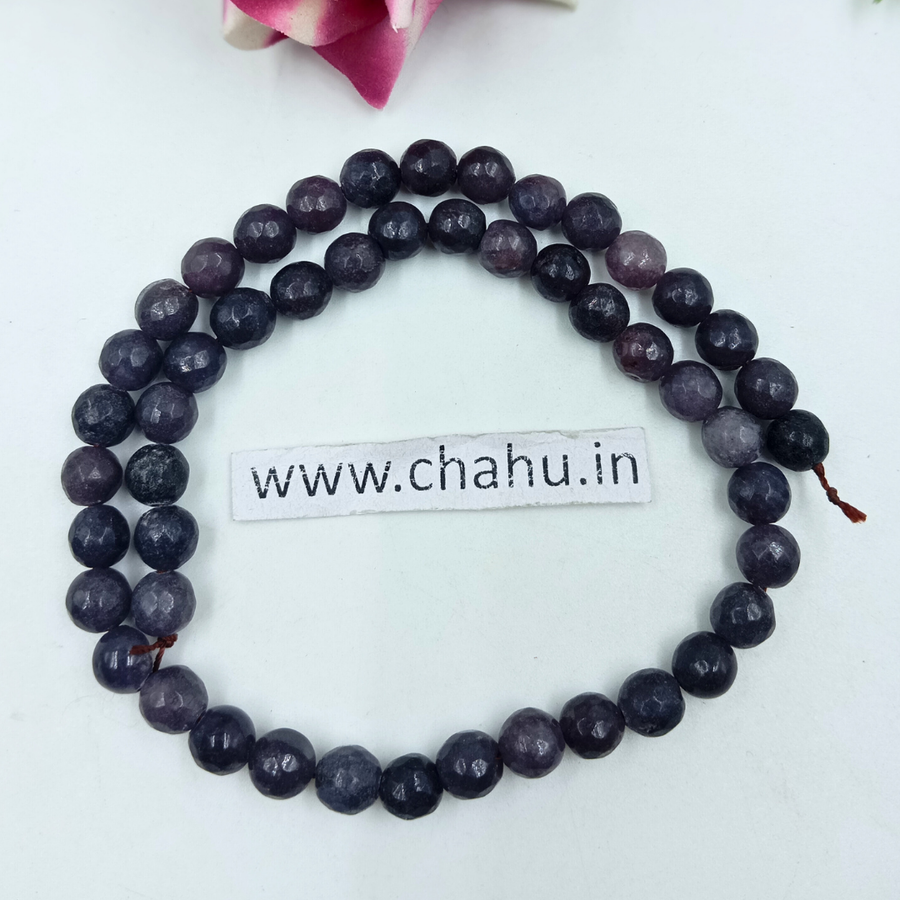 8 mm Natural Falsa Hydro Marble Beads
