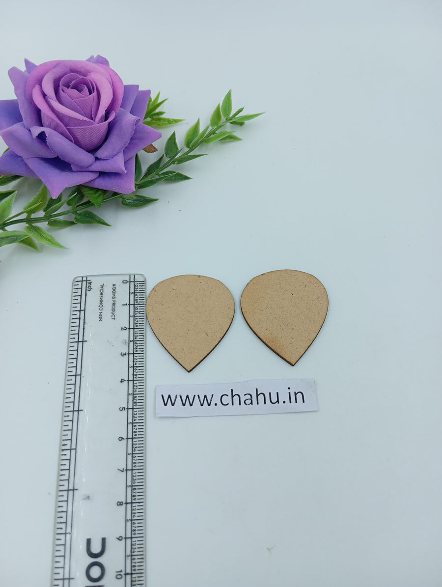 Leaf Shaped Mdf - 100 Pieces