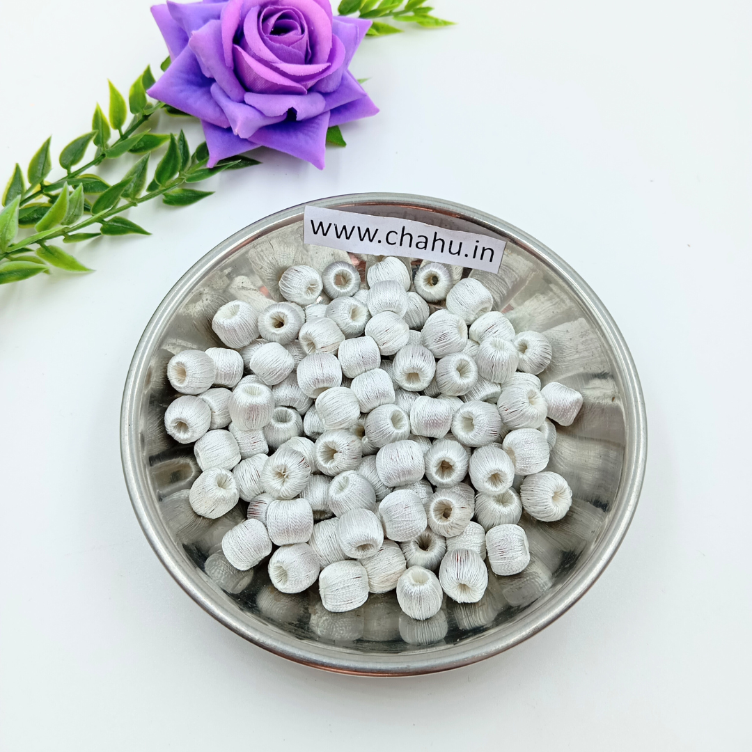 Silk Thread Beads