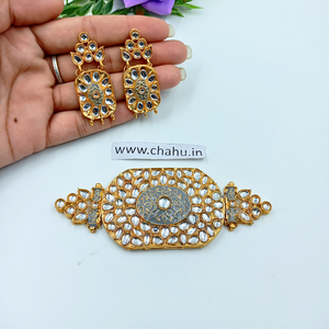 pendent with earrings
