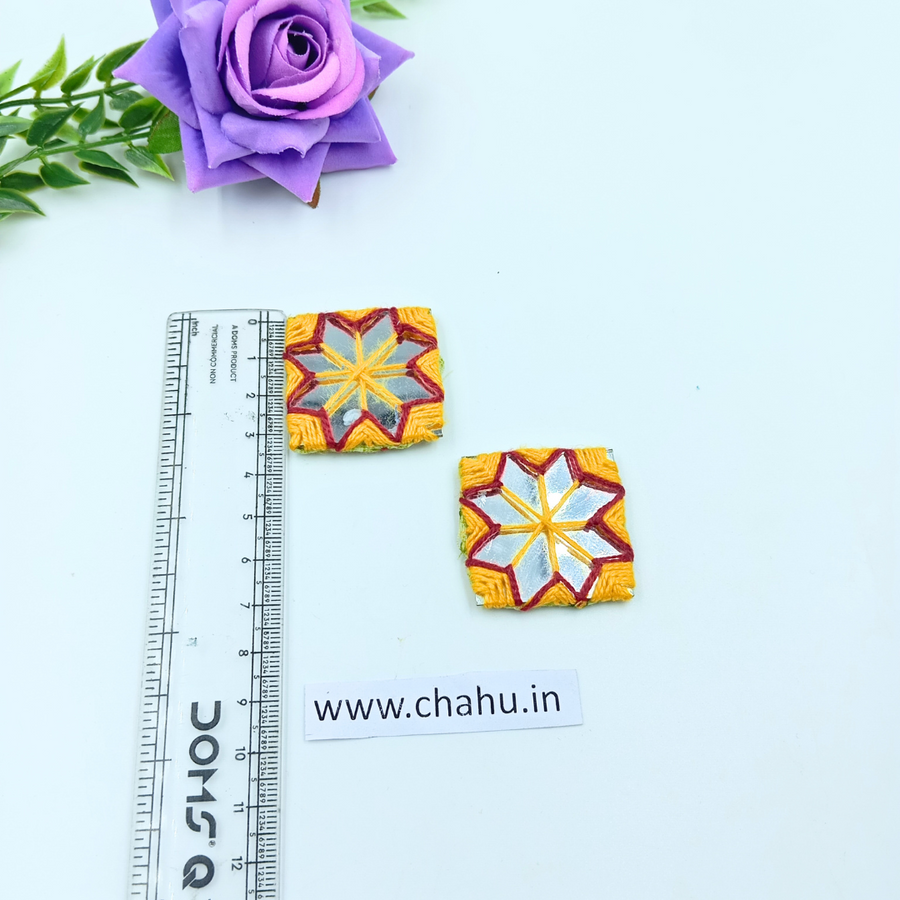 Embroidery Square Mirror