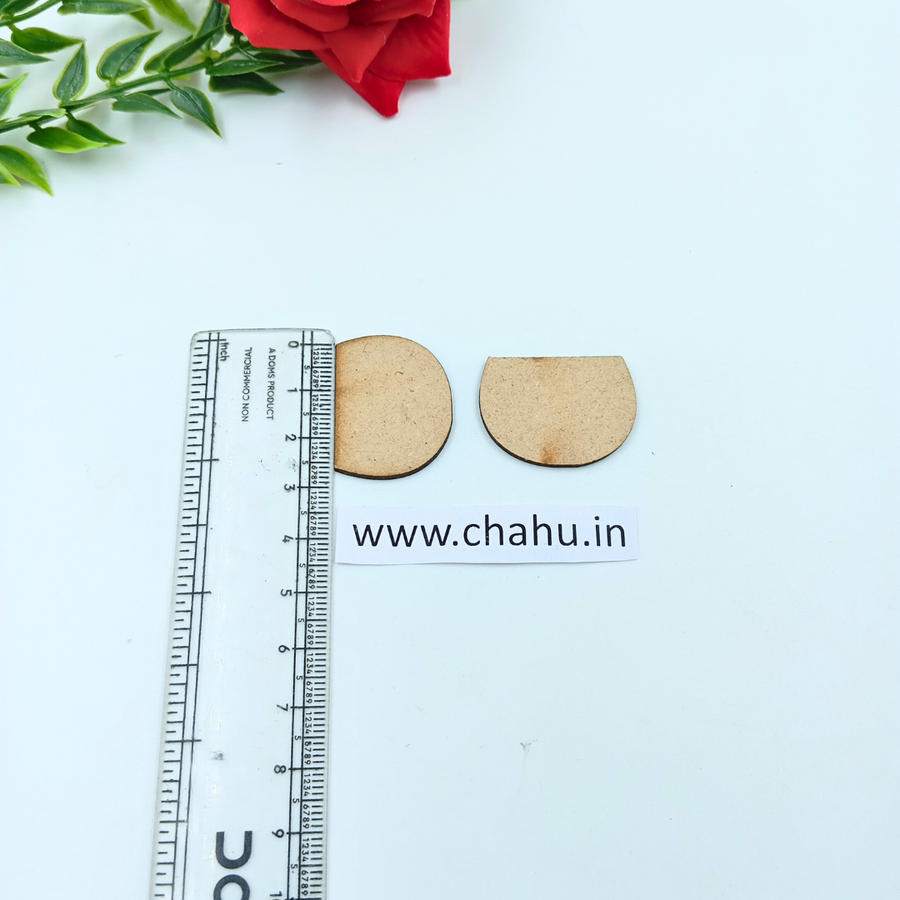 Semi Circle Mdf - 100 Pieces