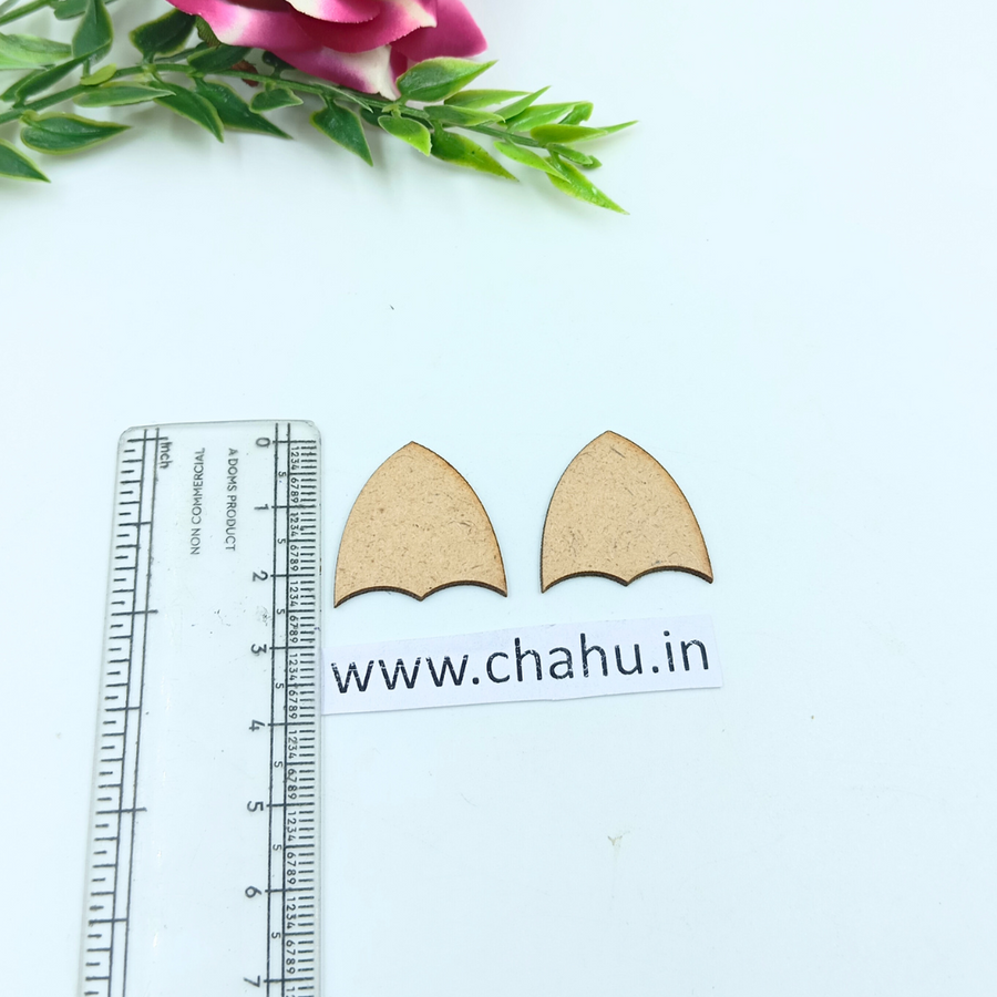 Smooth Triangle  Mdf - 100 pieces