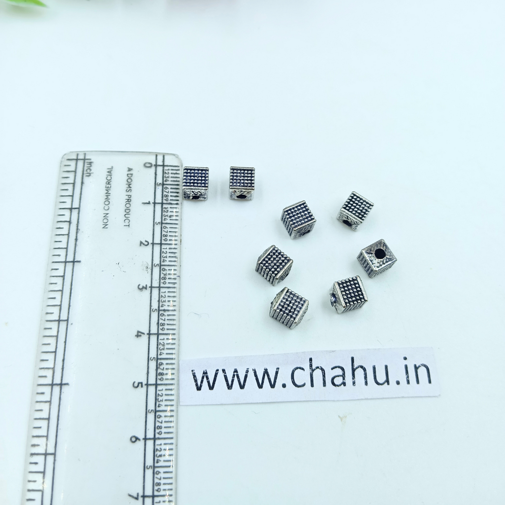 Square Oxidized Charm - 50 Gram