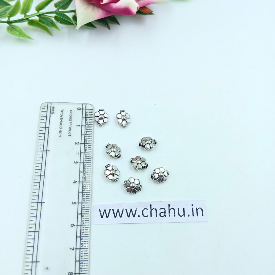 Flower Oxidized Charm - 50 Gram