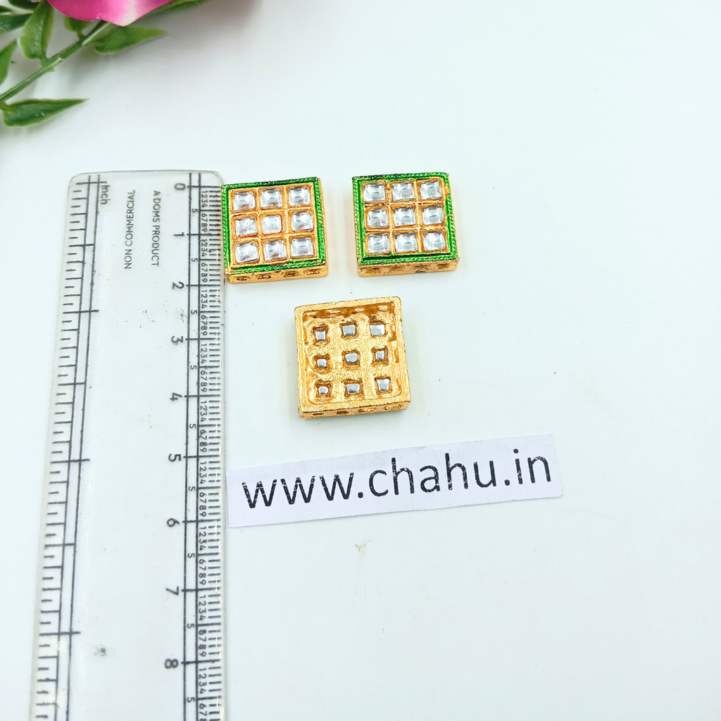 Square Type Rakhi Pendent-10 pieces
