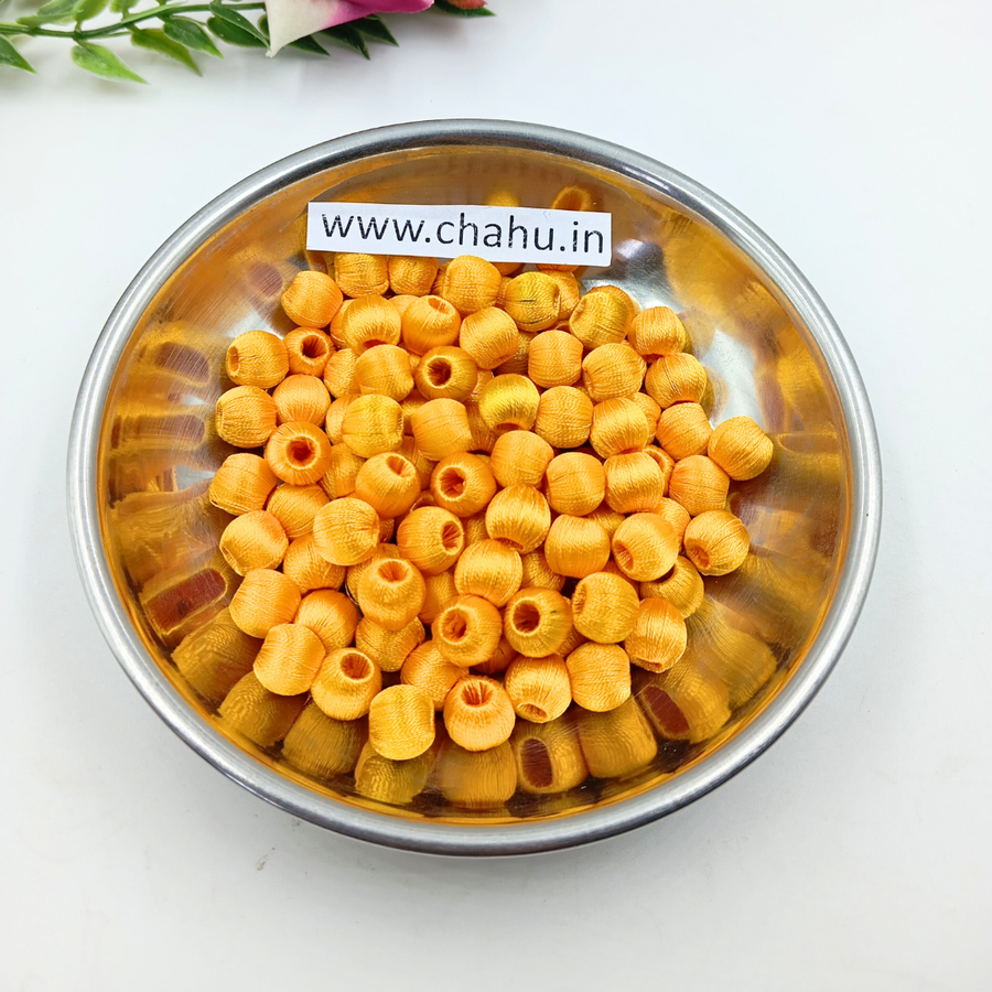 silk thread beads 