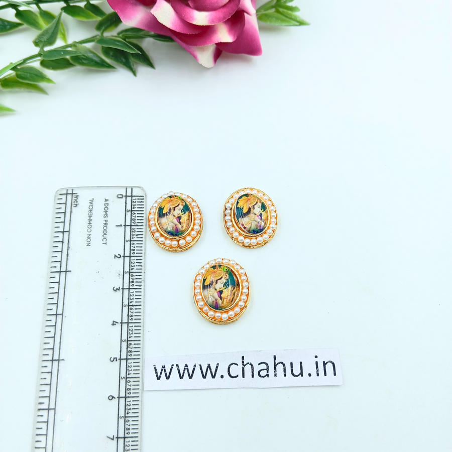 Radha Krishna Rakhi Pendent-12 pieces