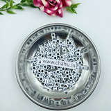 Mix A to z Black and White Square Alphabet Acrylic Beads - 100 Gram