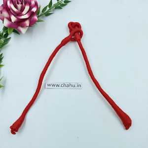 Red Cotton Thread Nackrope Dori  -  3 Pieces
