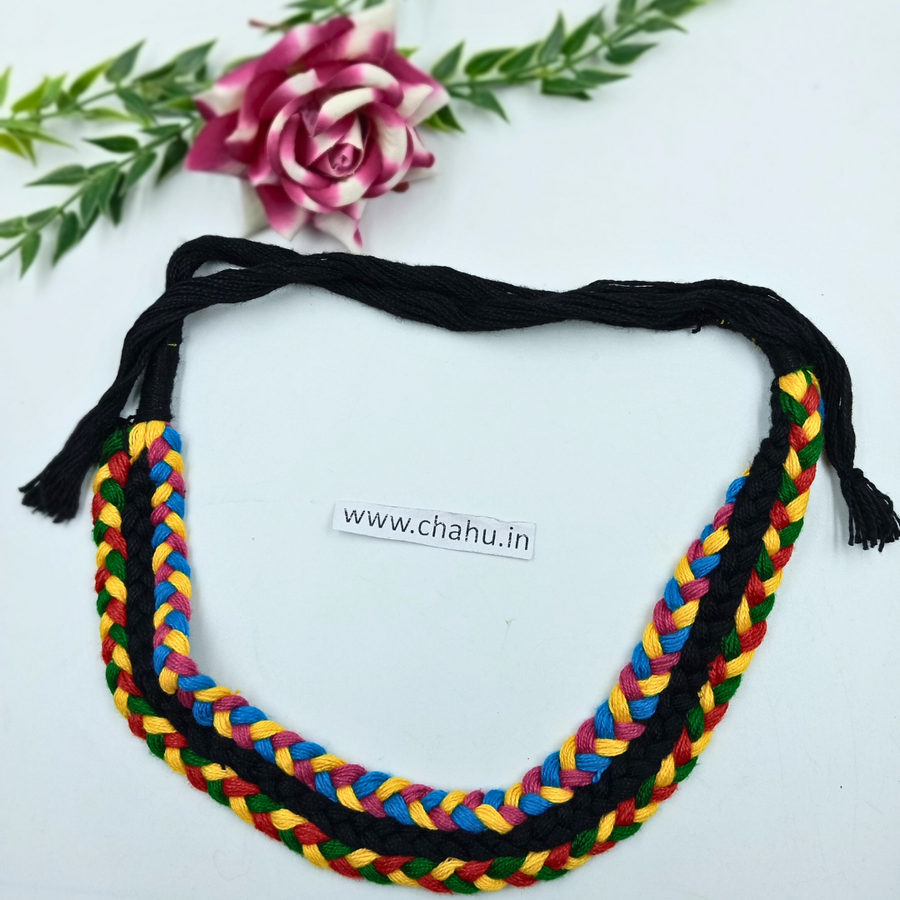 Multi & Black Color Choker Dori - Pack of 12