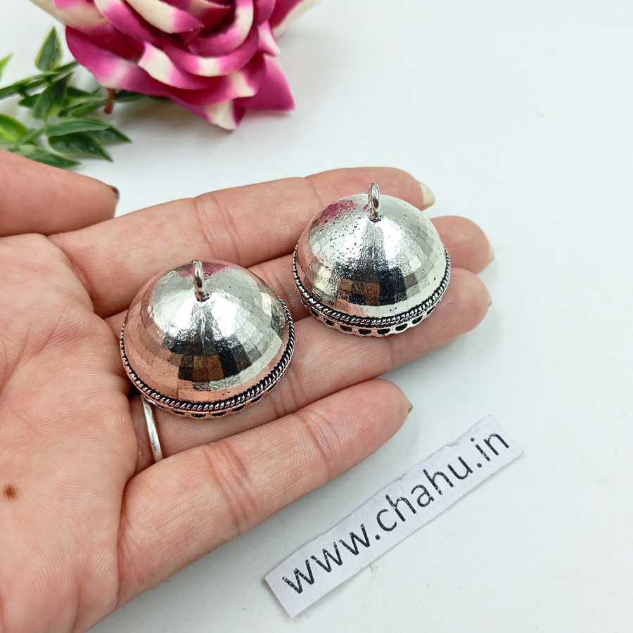 Square Type Round Jhumkas - 10 Pairs