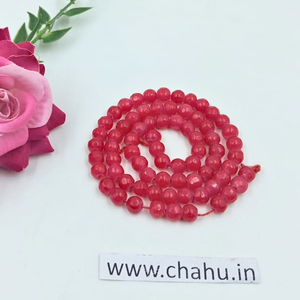 6mm Red Hydro Beads - 1 Lines