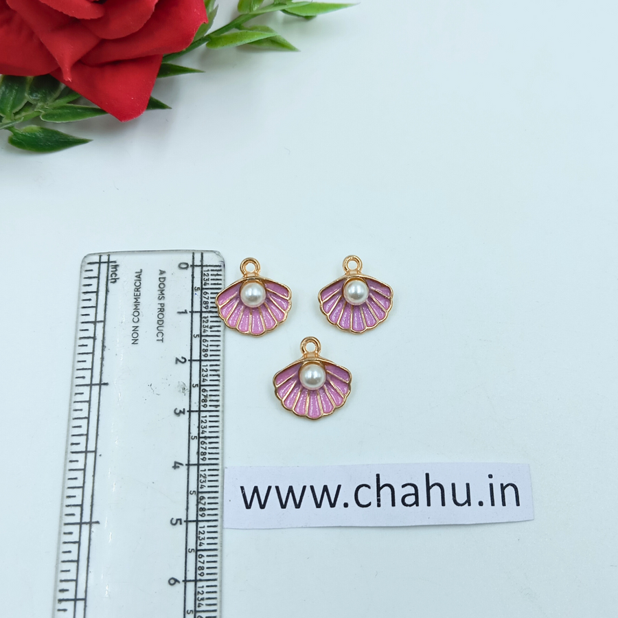 Pearl Shell Charms - 5 Pieces