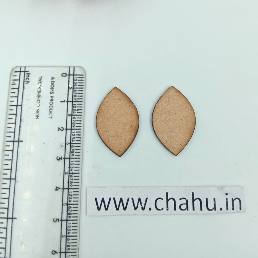 Small Eye Shaped Mdf - 100 Pieces
