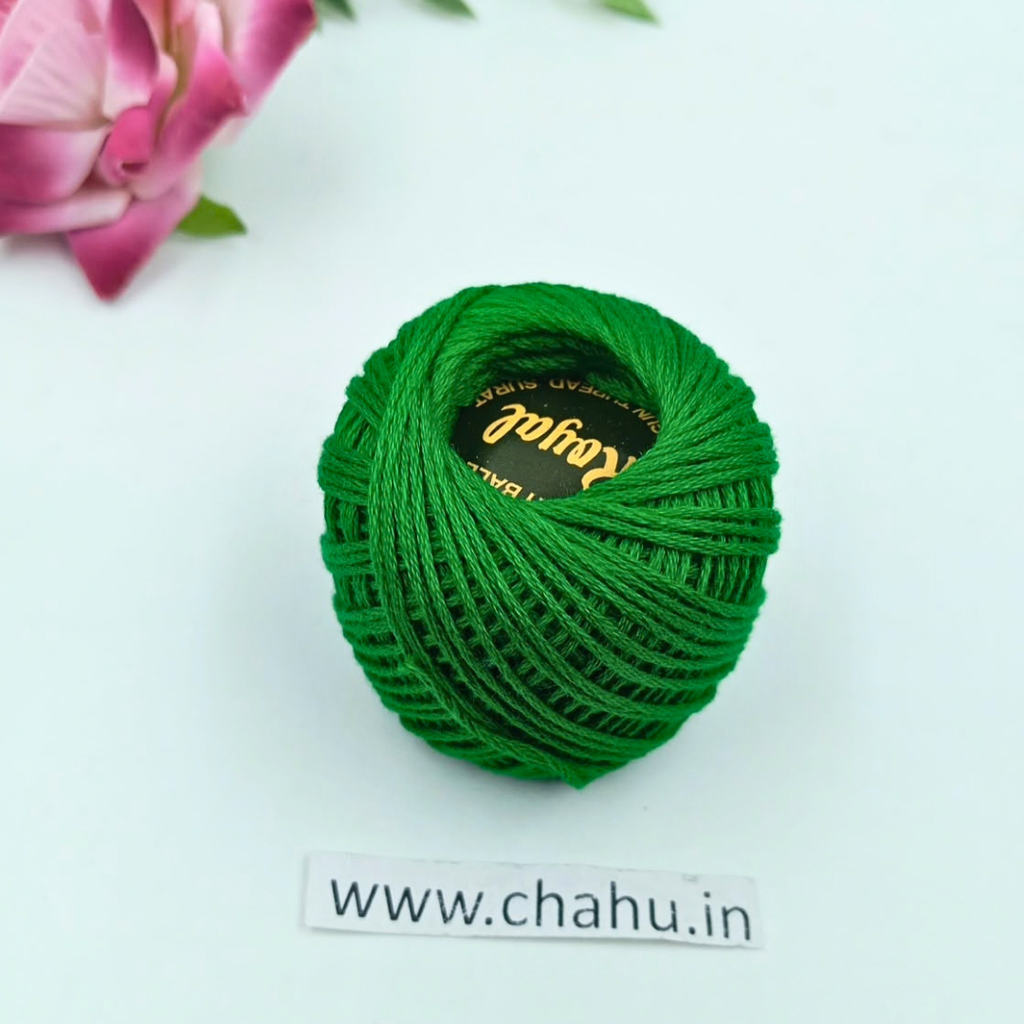 Green Cotton Thread - 1 Roll