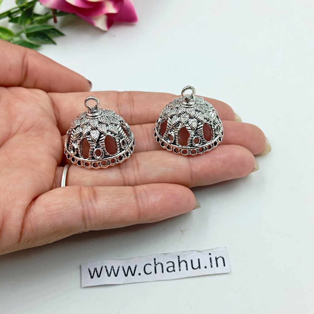 Flower hall Jhumkas - 10 Pairs
