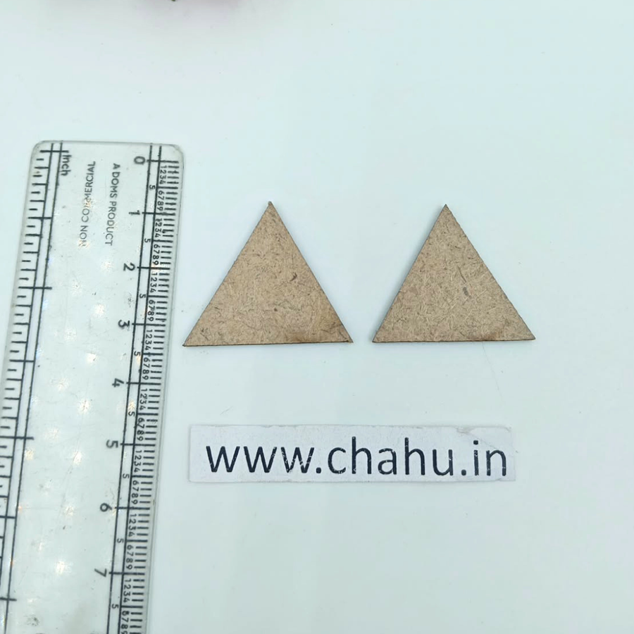 Small Triangle Shaped Mdf - 100 pieces