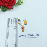 Coffee Cup Charms - 5 Pieces