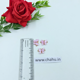 Pink Butterfly Charms - 10 Pieces