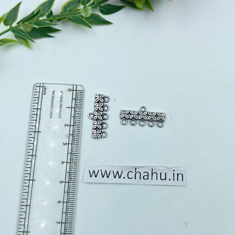 5 Hole Silver Connector -  50 Gram