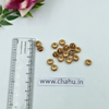 6mm Round Golden Charm - 50 Gram