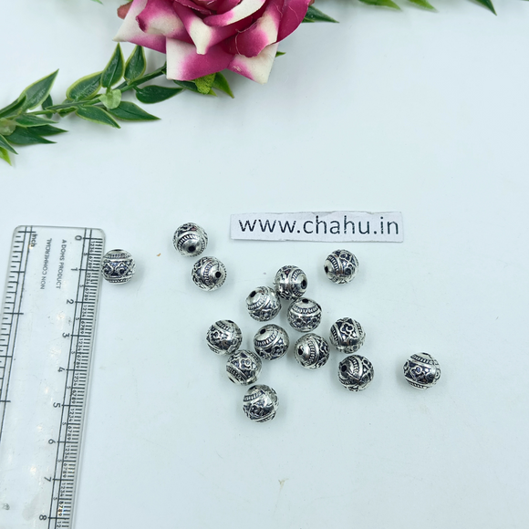 BIG Round Oxidized Charm - 50 Gram