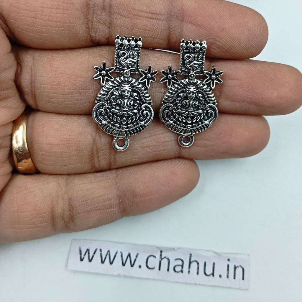 Lakshmi  Silver Studs - 10 pairs