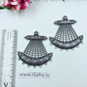 Heptagon Shape Oxidised  Pendant - Pack of 5 Pieces