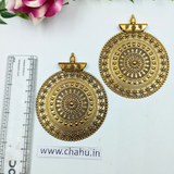Big Round Antique Pendant - Pack of 5 Pieces