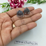 Samll Oxidized Jhumkas - 10 Pairs