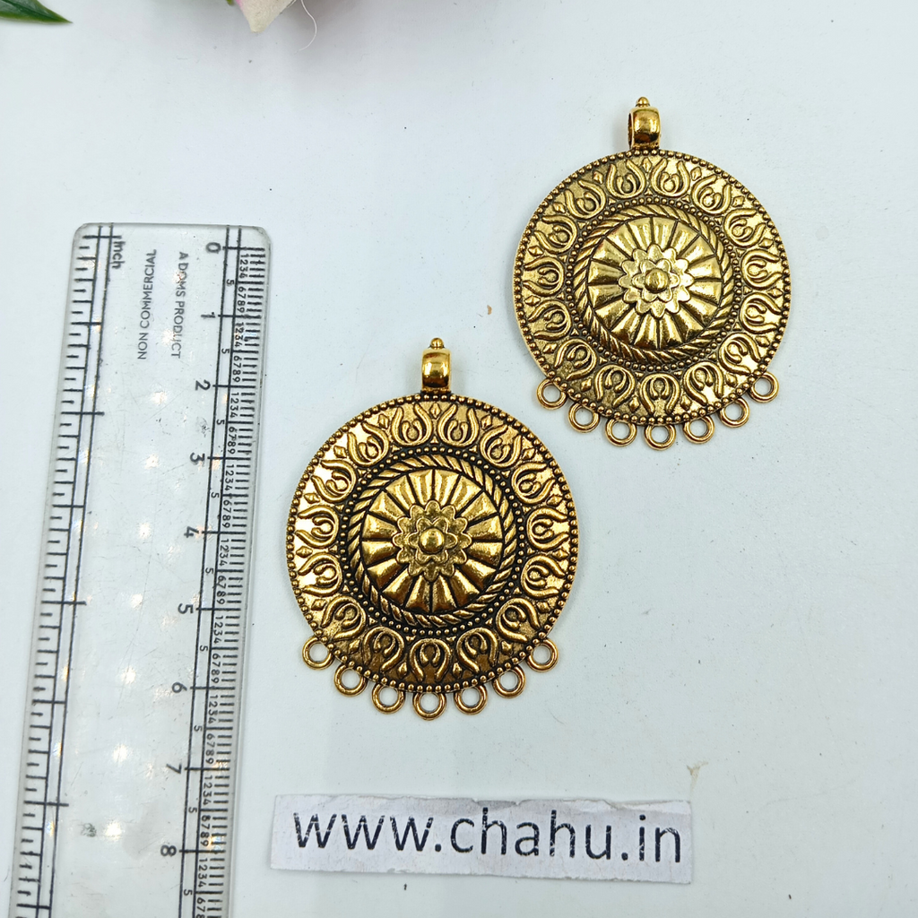 Chakra Antique Pendant - Pack of 5 Pieces