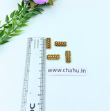 Antique Gold 4 Hole Connector -  Pack Of 20 Pieces