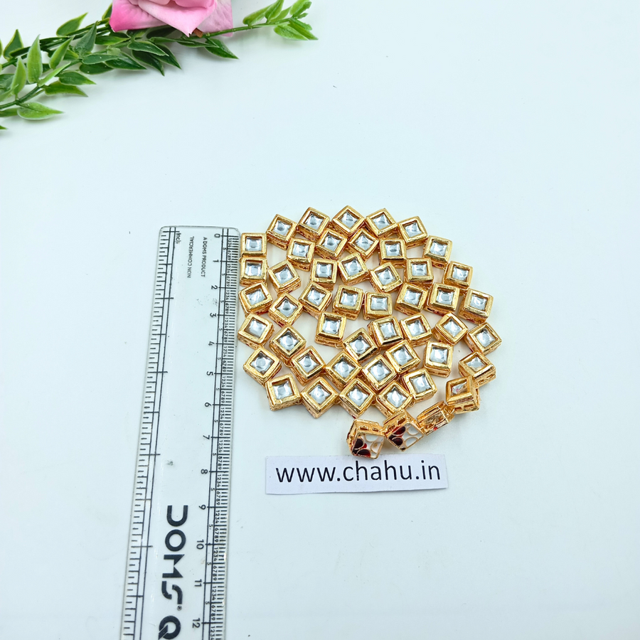 10mm Square Kundan Line