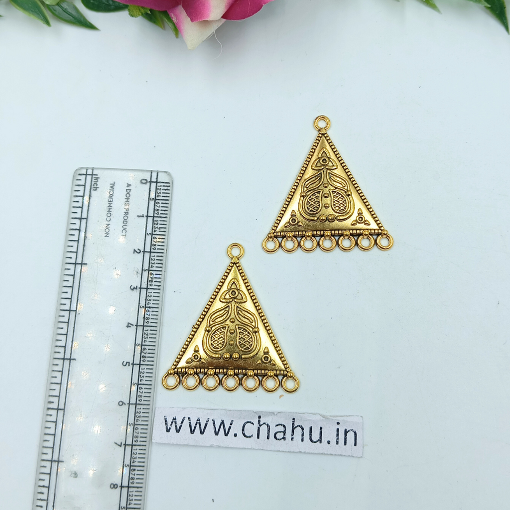 Triangle Antique Pendant - Pack of 10 Pieces