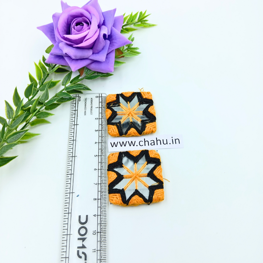Embroidery Square Mirror