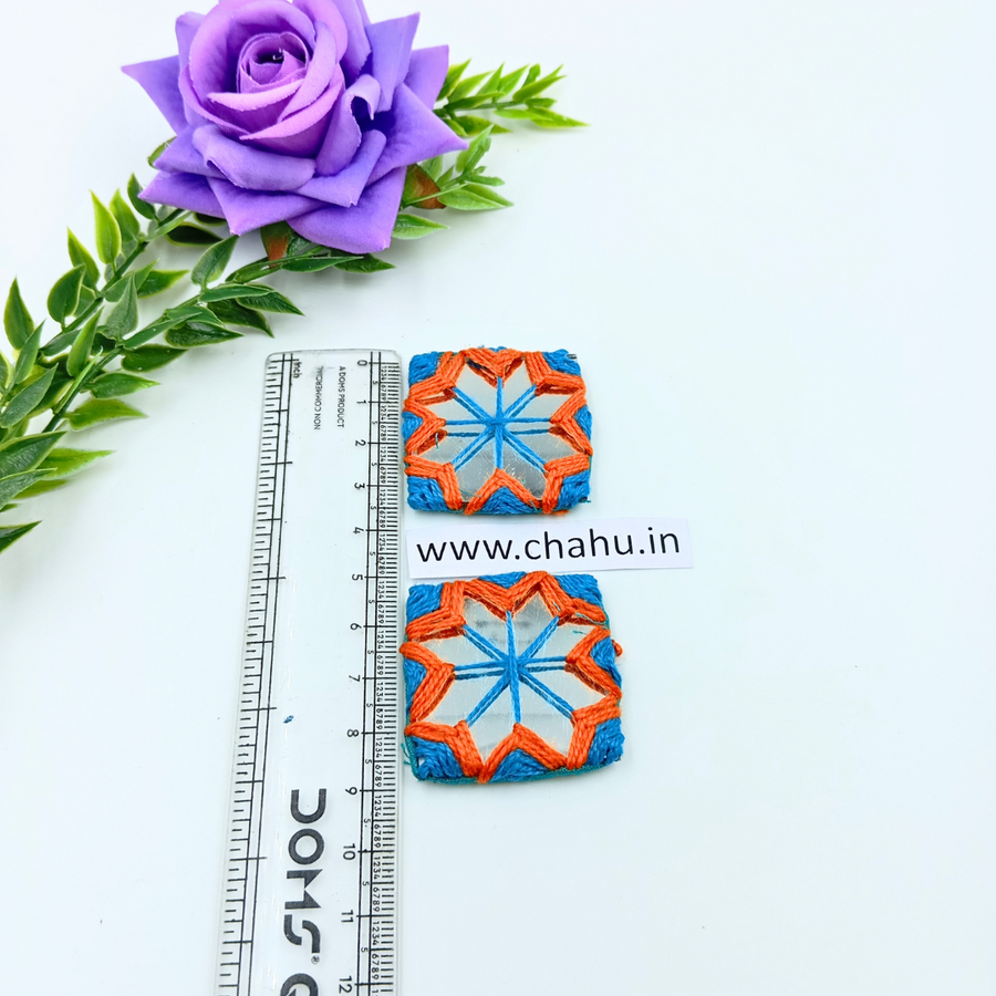 Embroidery Square Mirror