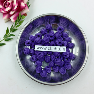 Purple Cotton Bead